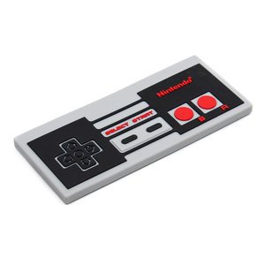 Bumkins Silicone Baby Teether Nintendo NES Controller