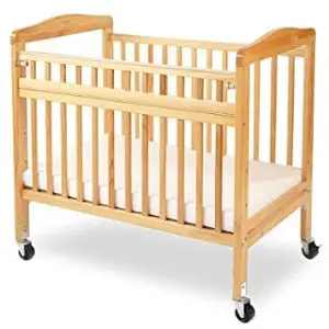 LA Baby Compact Wooden Window Crib