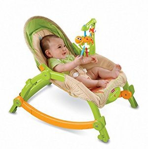 Fisher-Price Newborn-to-Toddler Portable Rocker Rainforest