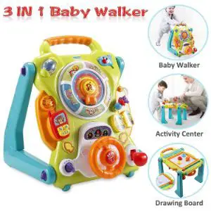 NuoPeng 3 in 1 Baby Sit-to-Stand Walker