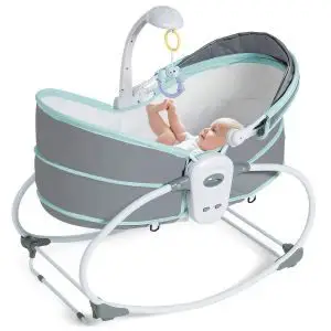 Costzon 5 in 1 Baby Cradle Swing