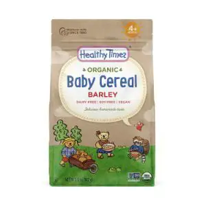 Healthy Times Organic Whole Grain Barley Baby Cereal