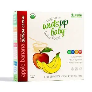 What’s Up Baby Food Organic Cereal Travel Packs