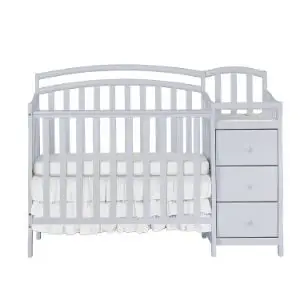 Dream On Me Casco 4-in-1 Mini Crib & Changing Table-min